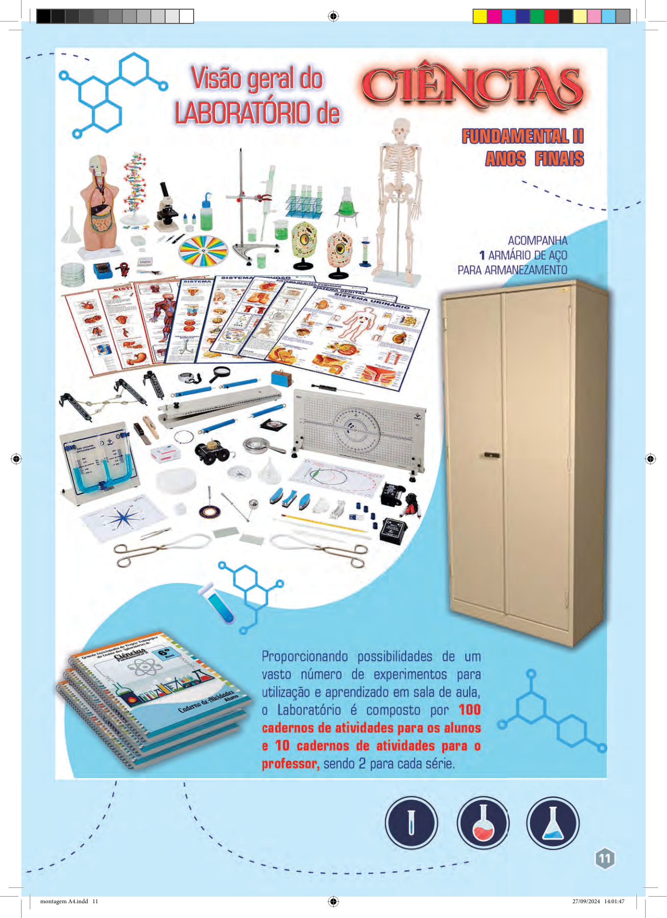 Laboratório de Ciências - Fundamental II - Anos Finais (11 a 14 anos)