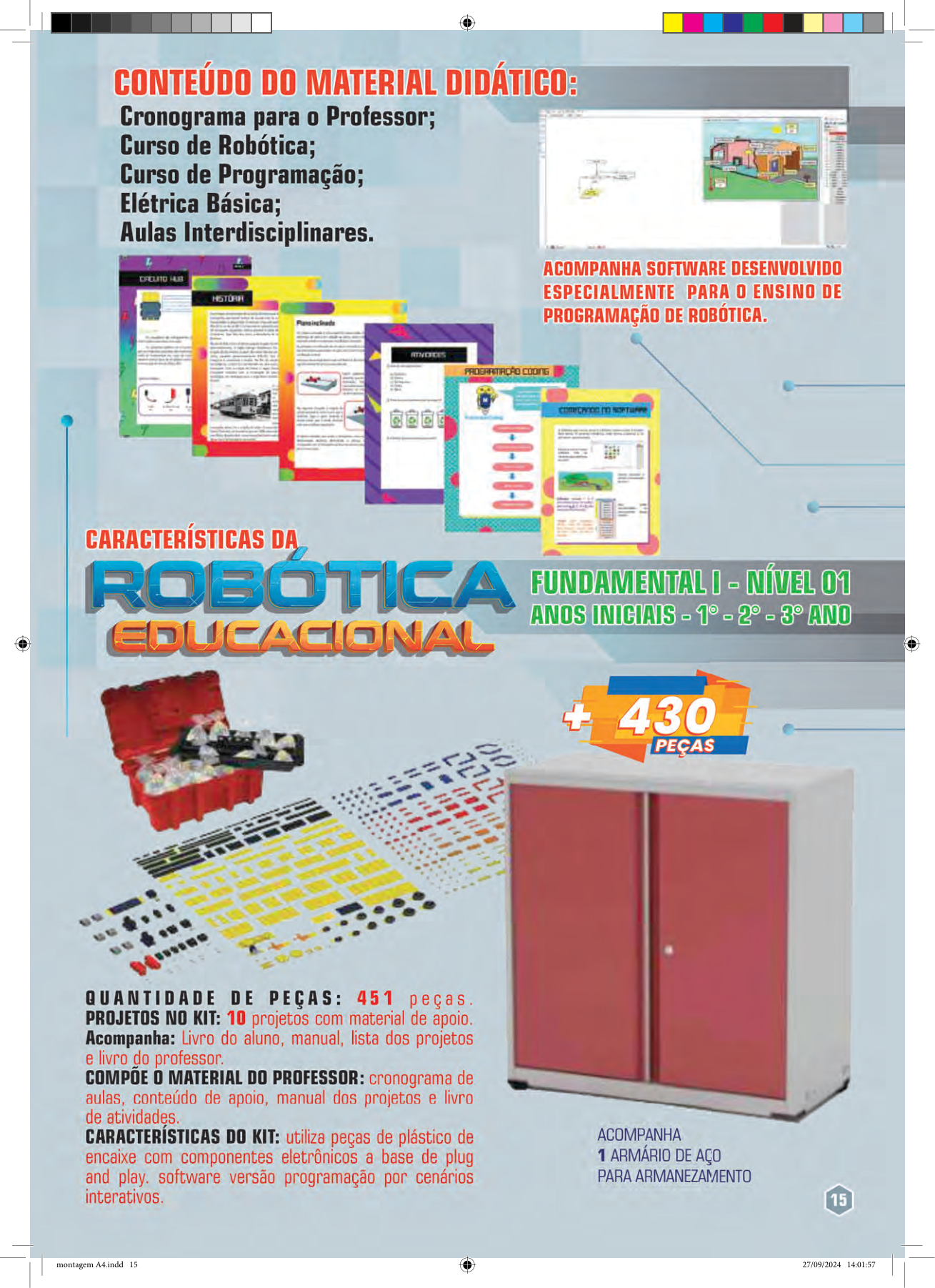 Laboratório de Robótica - Fundamental I - Nível 01 - Anos Iniciais (1° ao 3° ano)
