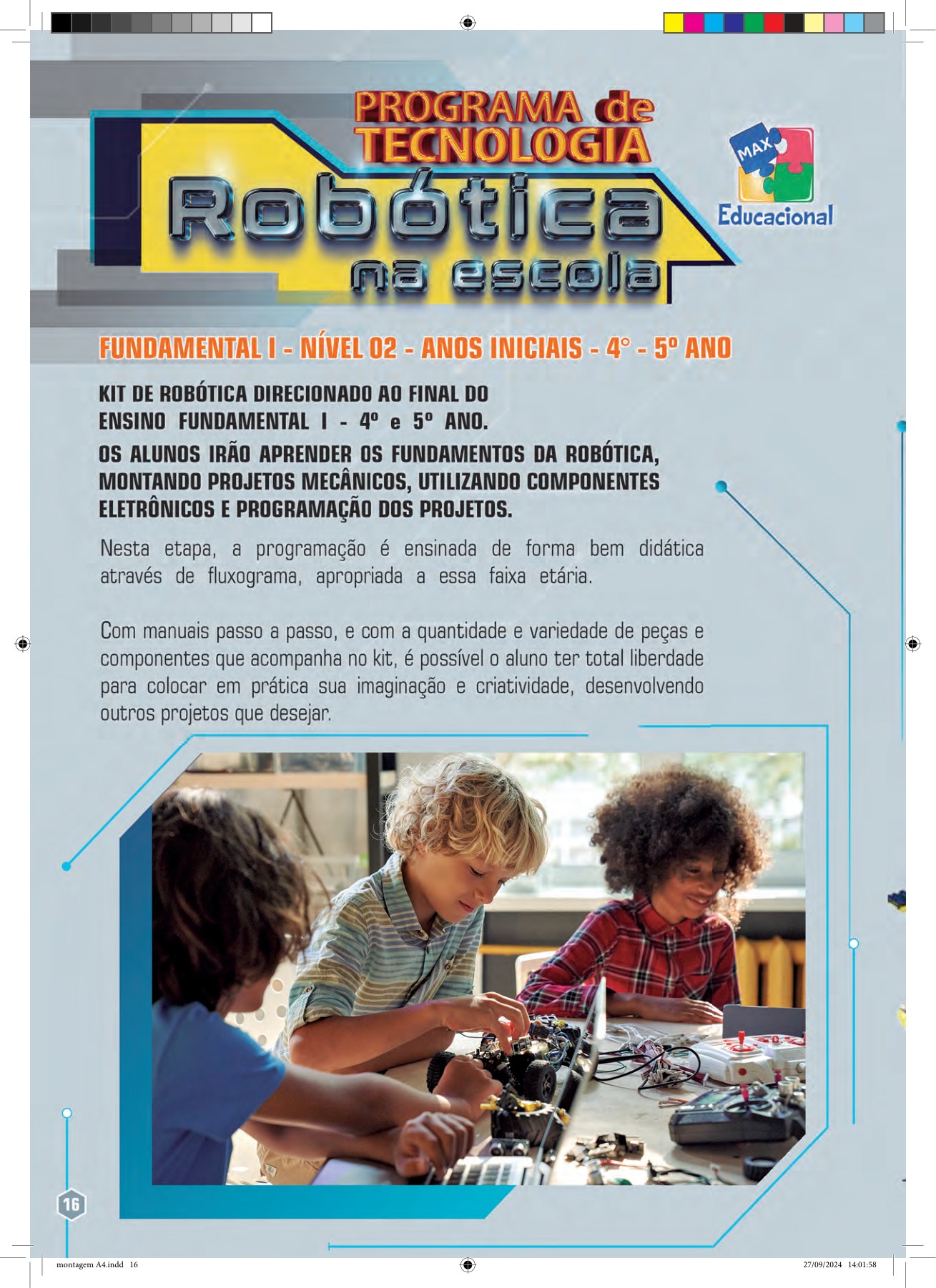 Laboratório de Robótica - Fundamental I - Nível 02 - Anos Iniciais (4° e 5° ano)